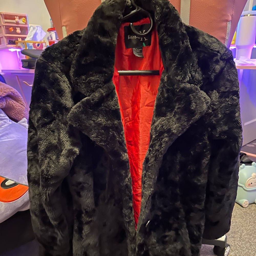 Women’s faux fur vintage jacket